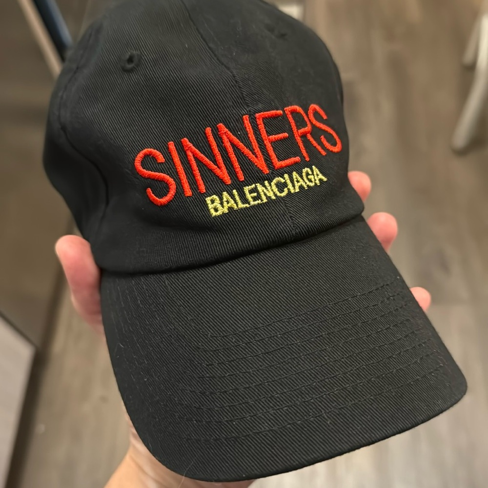 Authentic Balenciaga black cap